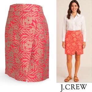 ✨GORGEOUS HOT NEON PINK✨J.Crew Crossover Pencil Skirt